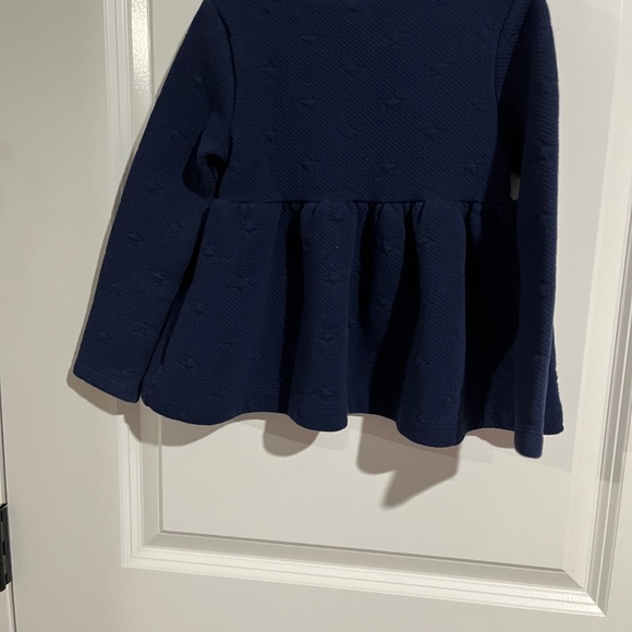 Tommy Hilfiger Embroidered Navy Long Sleeve Tee - Picture 3 of 3